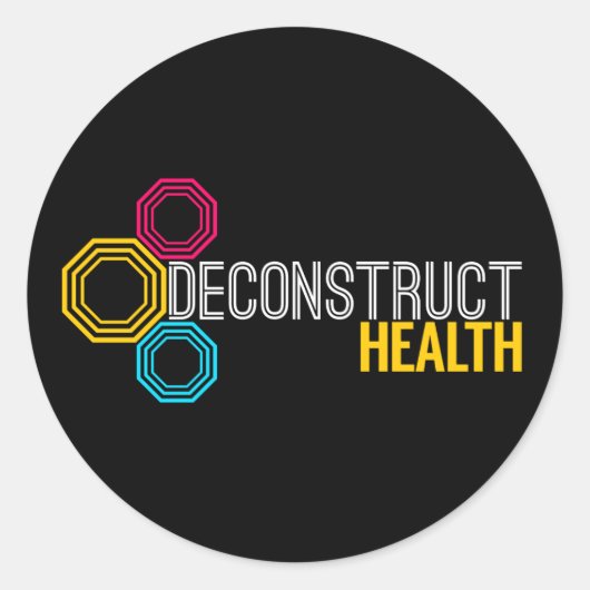 Deconstrueer Health Sticker (Voorkant)