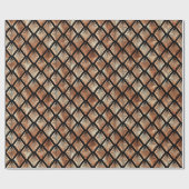 Decopatroon roos Gold en Black Diamond Cadeaupapier (Vlak)