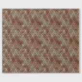 Decopatroon roos Gold en Black Diamond Cadeaupapier (Vlak)