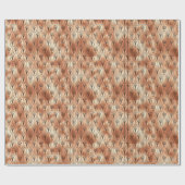 Decopatroon roos Gold en Black Diamond Cadeaupapier (Vlak)