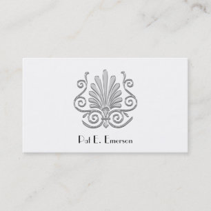  decoplumepatroon in de kijker #2 Silver BW Visitekaartje