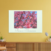 Decor Artwork Flowers Flower Blosbezems CricketDia Canvas Afdruk (Insitu (Woonkamer))