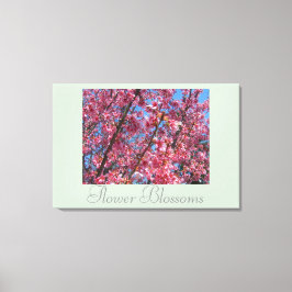 Decor Artwork Flowers Flower Blosbezems CricketDia Canvas Afdruk