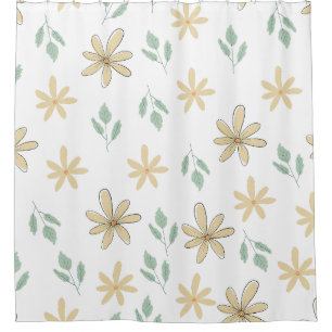 Decor Botanische Print Natuur-Inspiratie Modern Ca Douchegordijn