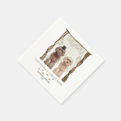 Decor Bruine Cavapoo Hond Koppel Servet (Hoek)