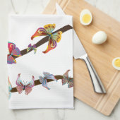 Decor Butterflies Amerikaanse MoJo Keukenhanddoek (Quarter Fold)