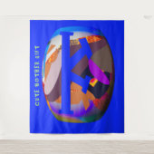 DECOR_CUTE MOTHER GIFT_medium blue _RMDESIGNFLO55 Wandkleed (Voorkant)