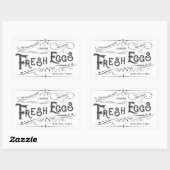 Decor Fresh Eggs Kartonnen Sticker (Vel)