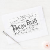  Decor Fresh Eggs Kartonnen Sticker (Envelop)