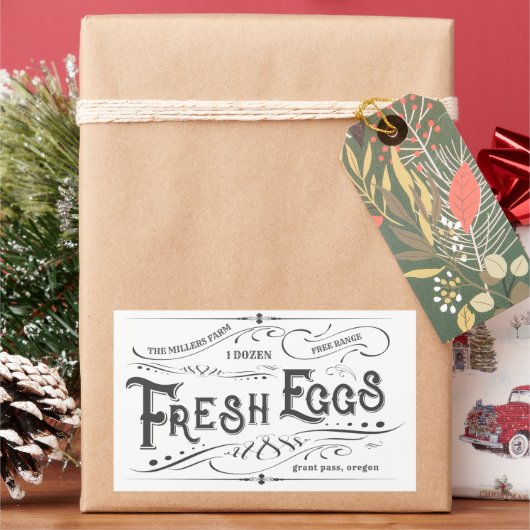  Decor Fresh Eggs Kartonnen Sticker (Feestdagen)