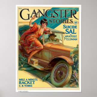DECOR: GANGSTER STORIES MAG OMSLAG POSTER