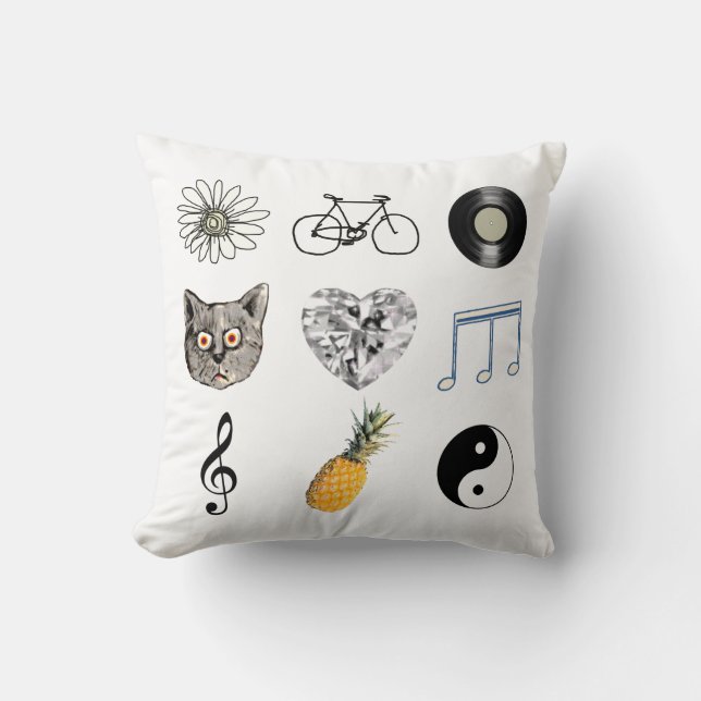  decor-idee voor girale thema's kussen (Voorkant)