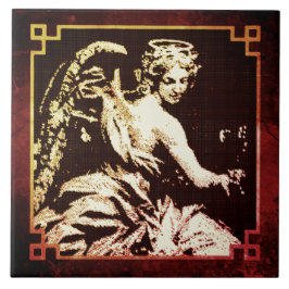 Decor Keramische Tegel - Angels zijn nog helder Tegeltje