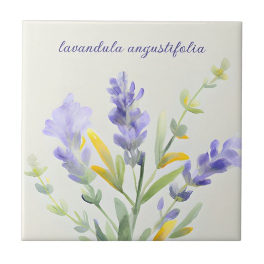 Decor Lavender uit Frankrijk Tegeltje (Voorkant)
