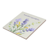 Decor Lavender uit Frankrijk Tegeltje (Zijkant)