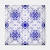 Décor Magnet - Blauwe bes  (Voorkant)