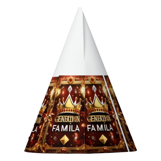 Decor > Papieren partij Petten Feesthoedjes (Achterkant)