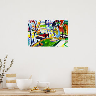 Decor Plat Abstract Art Poster