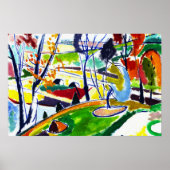 Decor Plat Abstract Art Poster (Voorkant)