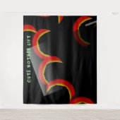 DECOR_Room_CUTE MOTHER GIFT_BLACK_RMDESIGNFLO55 Wandkleed (Voorkant)