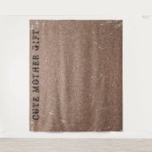 DECOR_Room_CUTE MOTHER GIFT_BROWN_RMDESIGNFLO55 Wandkleed (Voorkant)