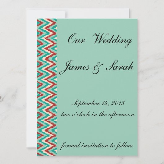 Decor Stripes gepersonaliseerde uitnodiging - Gepe (Achterkant)