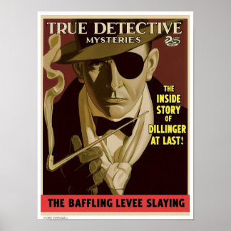 DECOR: TRUE DETECTIVE MAGAZIJN OMSLAG POSTER