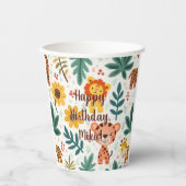 decor voor kinderverjaardag papieren bekers (Voorkant)