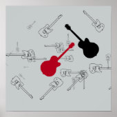 decor voor muziek over rots poster (Voorkant)