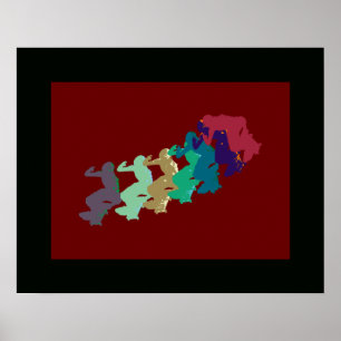 decor voor schaats van extreme sporten poster