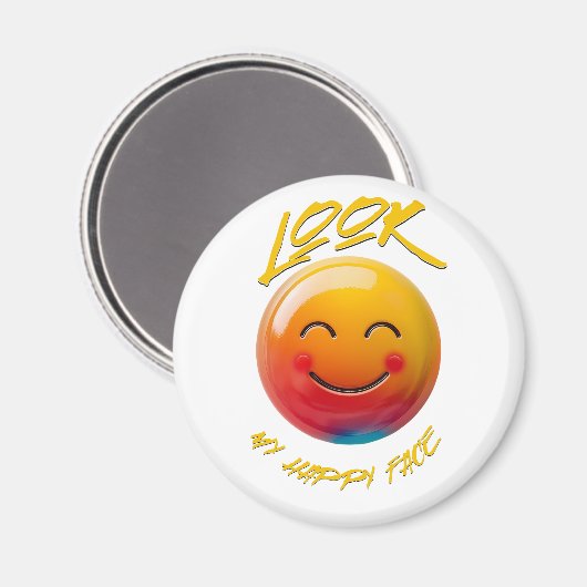 ¡Decora con Amor! Imanes con Caritas Felices Magneet (Voorkant / Achterkant)