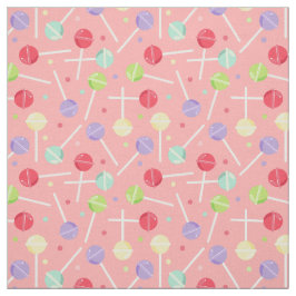 Decora Kei Pastel Snoep Lollipops Pattern Stof