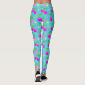 Decora Kei Rainbow Cherry Pattern Leggings (Achterkant)