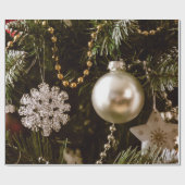 decoración árbol de navidad cadeaupapier (Vlak)