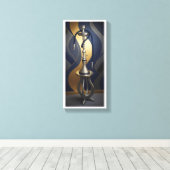 decoración lienzo HOOKAH arte oriental Canvas Afdruk (Insitu (Houten vloer))