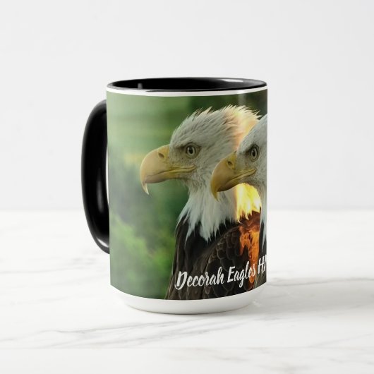 Decorah Eagles HM en HD Mok (Voorkant links)