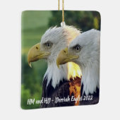 Decorah Eagles Keramisch Ornament (Rechts)