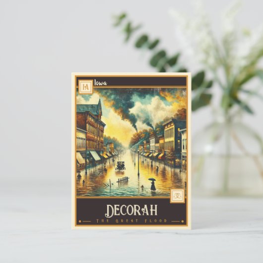 Decorah, Iowa |  Briefkaart (Staand voorkant)