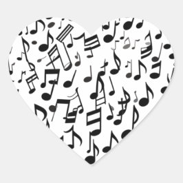 Decorate Everything with Musical Notes! Hart Sticker