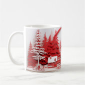 Decorated Christmas Landscape Mug Koffiemok (Links)