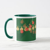 Decorated Christmas tree mug Mok (Links)