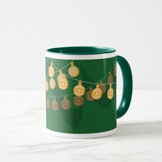 Decorated Christmas tree mug Mok (Voorkant rechts)