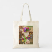 Decorated cow tote bag (Achterkant)