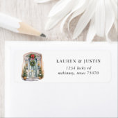 Decorated Door Holiday Retour Adres Label (Insitu)