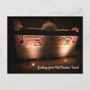 Decorated Sarcophagus, Israël Briefkaart