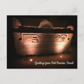 Decorated Sarcophagus, Israël Briefkaart