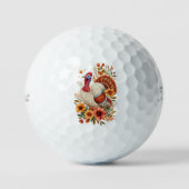 Decorated Thanksgiving Turkey  Golfballen (Voorkant)