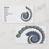 Decoratie Abstracte fractale kunst Visitekaartje (Voorkant / Achterkant)