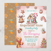 Decoratie Feest voor een Suikerhuisje Kaart (Voorkant / Achterkant)