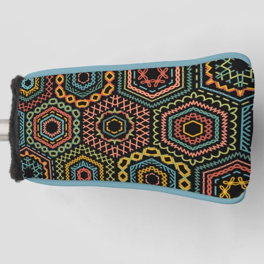 decoratie golfheadcover (Voorkant)